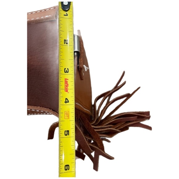 Custom Handmade Cowhide Fringe Purse - Picture 9 of 14